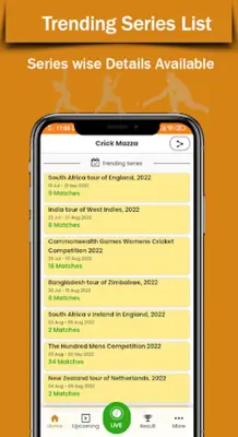 Crick Mazza Live Line android App screenshot 4